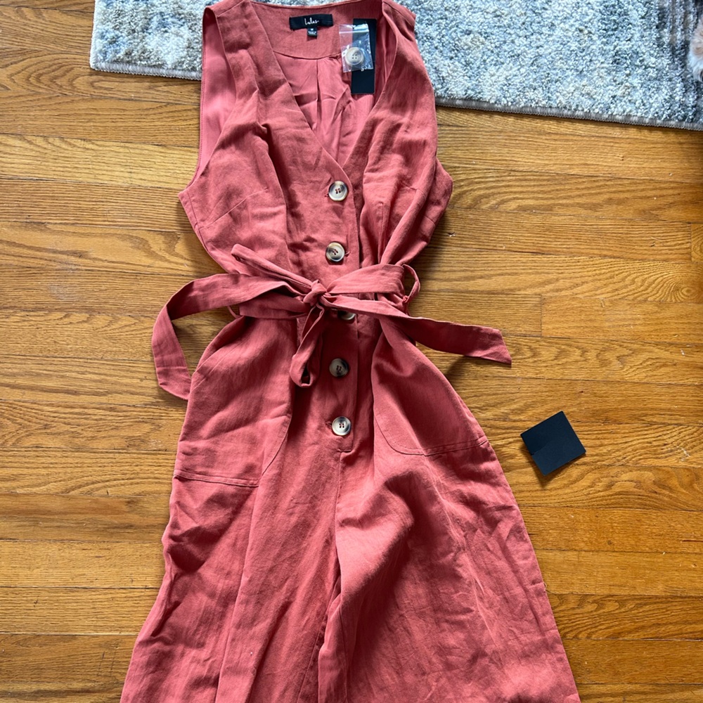 Lulus Blush Jumpsuit NWT medium